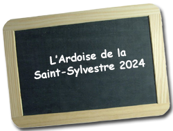 L'ardoise de la Saint-Sylvestre